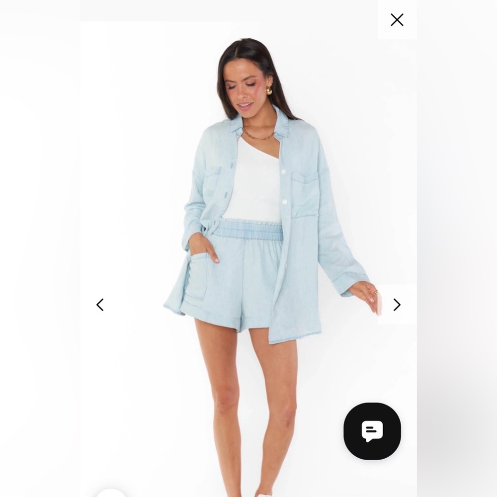 Chambray Button-Up Shirt